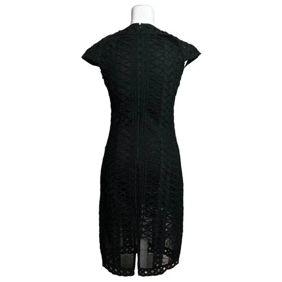 Jonathan Simkhai Cap Sleeve Tread-Lace Dress - Picture 3 of 14